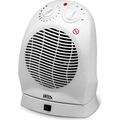Radiateur soufflant 2000W oscillant thermostat, 2 niveaux chauffe, rapide efficace pour pièces jusqu'à 30m² – Warm Tech (1/4)