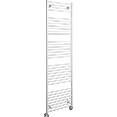 Radiateur de salle de bain DIRECT avec raccordement latéral 450x1680 mm, blanc (1/3)