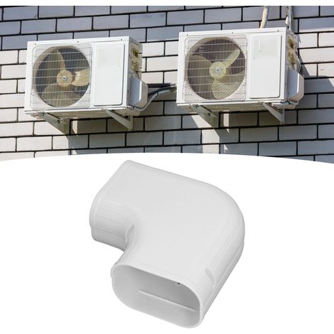 Coude horizontal pour tuyau de climatisation 433, unité intérieure et extérieure, tuyau en cuivre, rainure décorative, kit de cache-tuyau en PVC, accessoires pour tuyaux de climatisation (1/5)