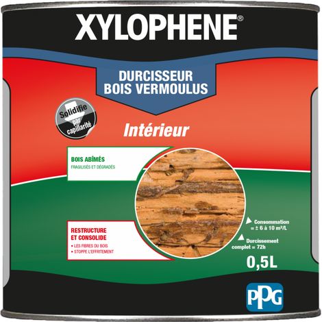 Durcisseur bois vermoulus - XYLOPHENE - 0,5 L (1/2)