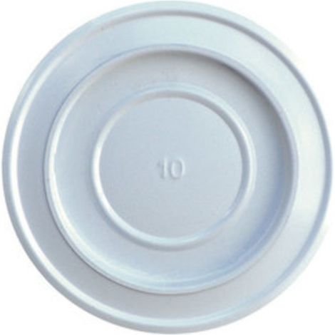 ROSONE PER TUBO DI STUFA D  8 CM BIANCO- 1,0 pz