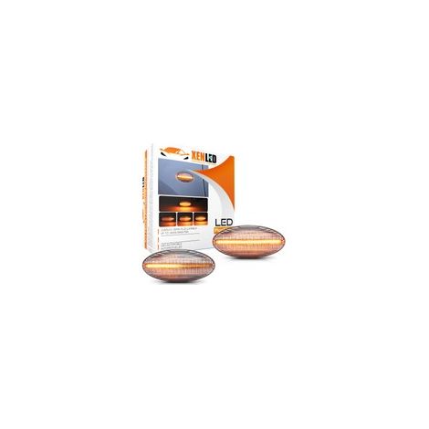 Clignotants Répétiteurs Clairs LED DYNAMIQUE DÉFILANT Peugeot 206 206CC / 407 / 607, Citroën, Toyota