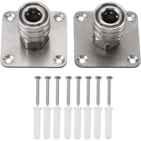 Supporto per lancia schiumogena per idropulitrice, ugello in acciaio inox a connessione rapida da 1/4", montaggio a parete