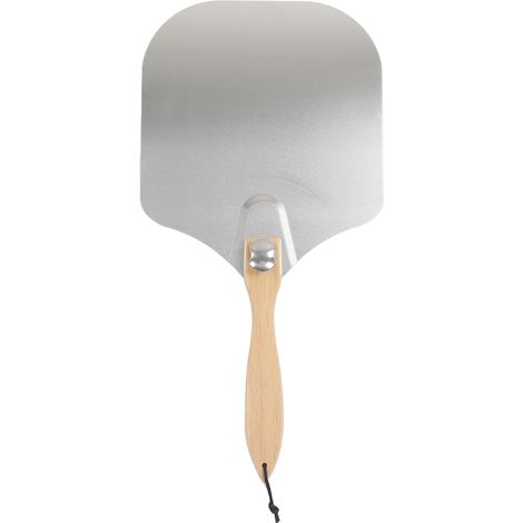 Pelle à pizza 30 cm en aluminium, manche en chêne, pliable et résistante, idéale pour la maison et la boulangerie (1/5)