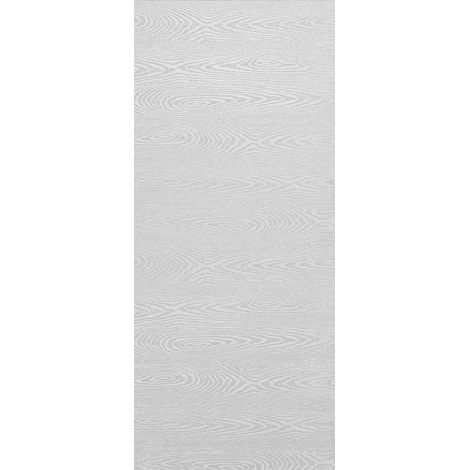 Pannello per Porta Blindata Alluminio Bianco Effetto Legno 90x210 cm (1/2)