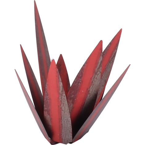 Sculpture rustique en fer imperméable Tequila, décoration pour la maison et le jardin, statue rose (1/5)