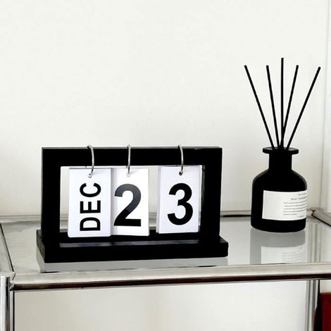 Calendrier - Calendrier 2026 - Calendrier perpétuel en bois - Calendrier journalier à feuillets - Grand format réutilisable-3pcs (1/3)