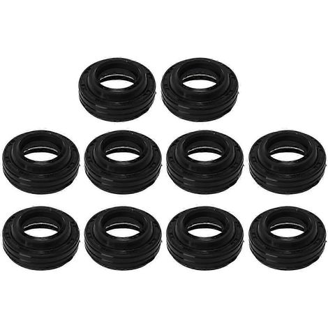 Kit de 10 joints d'arbre de compresseur de climatisation, structure compacte en caoutchouc, de remplacement pour compresseur de climatisation Hyundai Kia HCC. (1/4)
