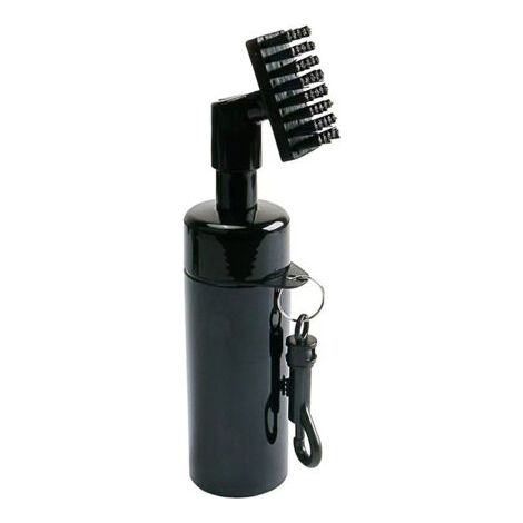 Brosse de nettoyage pour rainures de club de golf avec vaporisateur d'eau intégré et crochet, brosse de nettoyage pour rainures de club de golf, nettoyeur de balles avec bouteille d'eau extrudée, cade (1/4)
