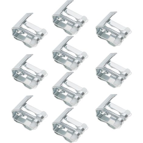 10pcs Clips de Fixation d'évier de Cuisine Supports de Montage d'évier pour Buanderie Évier de Cuisine Salle de Douche (1/5)