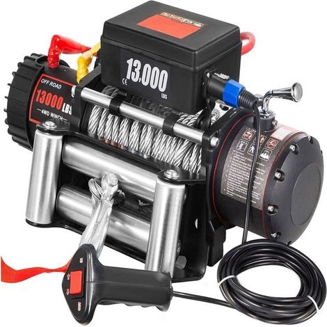 Télécommande de treuil électrique avec câble 2.8 m – Contrôle fiable pour véhicules équipés – Boîtier à trois broches – Plastique durable (1/5)