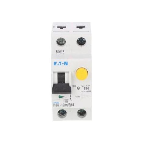 Interruptor diferencial Eaton pfl6-16/1n/b/03 16 A 0,3 A