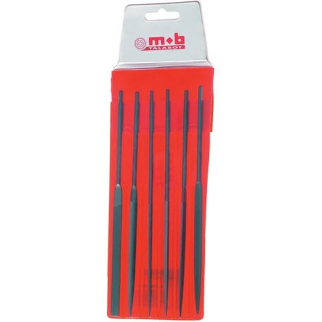 Juego de limas de aguja mob-outillage 0983162001 6 piezas 160 mm (1/2)