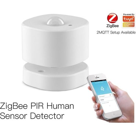 ZigBee Sensore Di Movimento PIR Motion Sensor Rilevatore Infrarossi App Tuya Con Base Snodabile Angolo Largo