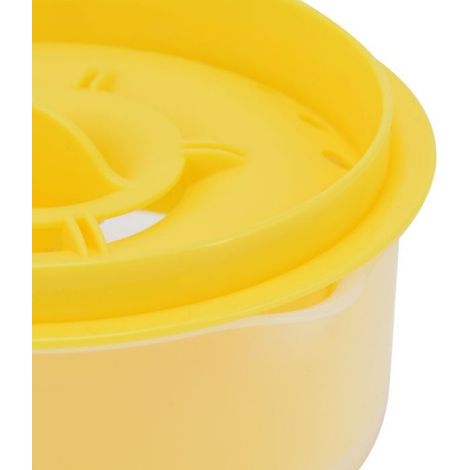 Mini séparateur de jaune d'œuf, filtre à blanc d'œuf durable et non toxique, outil de cuisine pour boulangerie à domicile (jaune) (1/5)