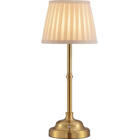 Lampe de table LED sans fil à intensité variable chevet rétro Batterie 4000 mAh Convient pour l'intérieur l'extérieur le bar (1/4)