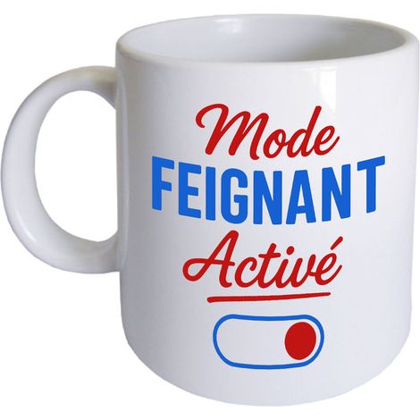 Mug en céramique mode feignant activé 35 cl (1/2)