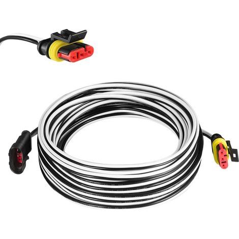 Tonton Niederspannungs-Transformatorkabel für Rasenmäher, 3 m, kompatibel mit SILENO City, Sileno+ R100Li, Gardena Robotic R40Li, R80Li, R38Li, Husqvarna Automower 2016–2022, Mähroboter (1/5)