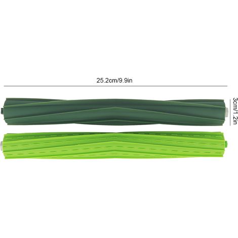 Zylindrische Bürste für Saugroboter S9 – ABS+PP – 25,2 cm – 2 Stück (1/5)