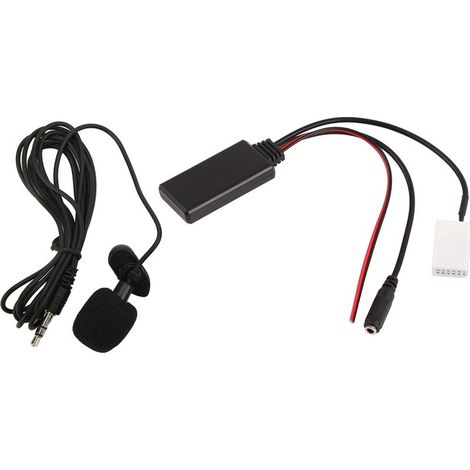 Adaptateur audio auxiliaire Bluetooth RD4 12 broches pour autoradio Citroën C2 C3 C4 C5 C6 C8 avec microphone intégré (1/5)
