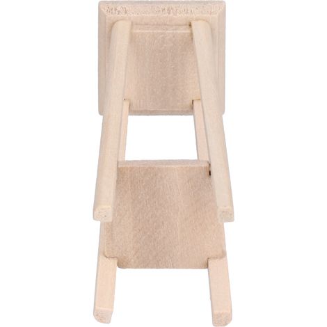 Tabouret en bois pour bonsaï, modèle réduit de meuble miniature pour maison de poupée à l'échelle 1:12, accessoire de jouet, tabouret haut (1/5)