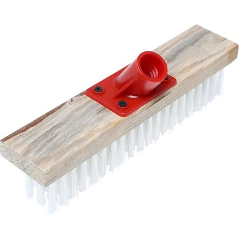 Brosse de Nettoyage de Sol Dure en Nylon Poils Rigides pour Élimination de Mousse, Accessoire pour Nettoyage Domestique et Extérieur des Sols (1/5)