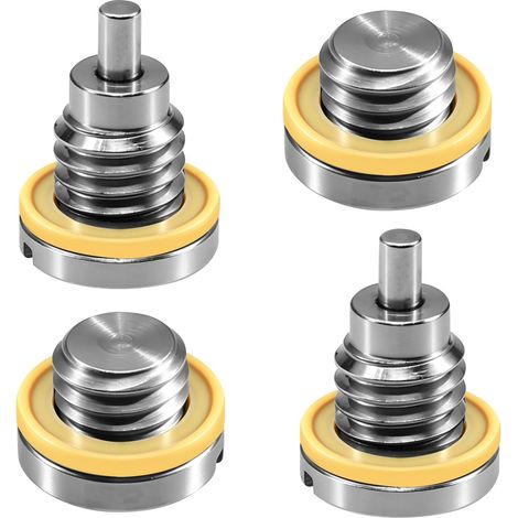 4Pcs Bouchon de Vidange d'Huile d'Unité Inférieure, Vis de Carter d'Engrenage Magnétiques et Non Magnétiques avec Joints pour Moteur Hors-Bord Remplace 79953Q04 (1/5)