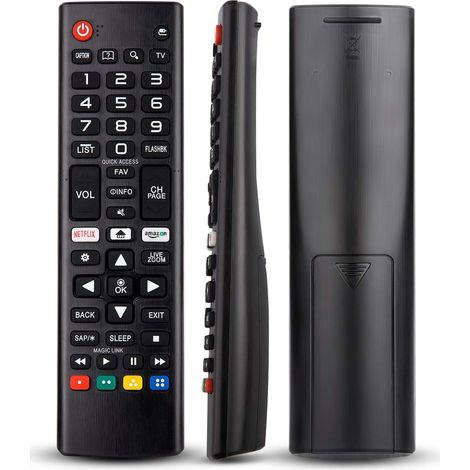 Télécommande universelle compatible pour tous les téléviseurs intelligents LG LCD LED OLED UHD HDTV PLASMA MAGIC 3D 4K WEBOS TV AKB75095307 AKB75375604 AKB75675304 AKB74915305 AKB76037601 AKB756755313 (1/4)