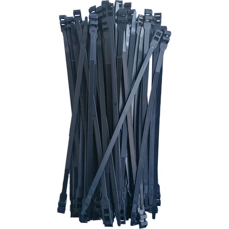 Colliers serre-cables attache fils 9.0 x 360 mm - 100 pièces (1/2)