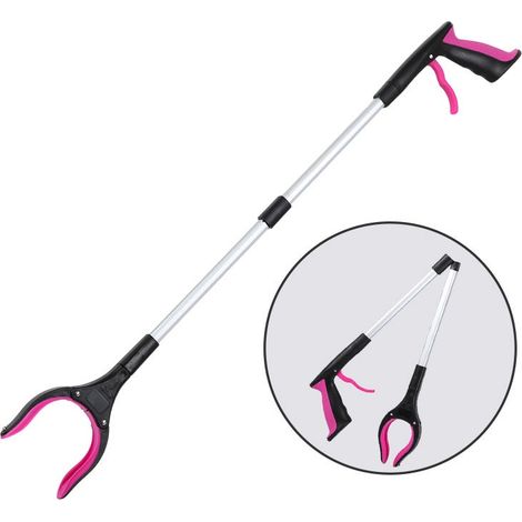 Pince de ramassage - Pince à déchets 83 cm - Pliable - Alliage d'aluminium - Pince magnétique - Poignée auxiliaire (1/5)