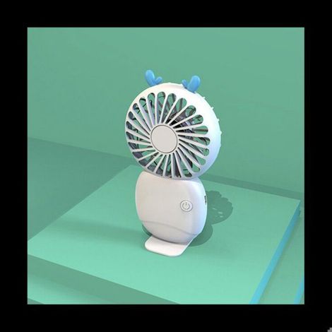 Mini Ventilateur - 7 Pales Turbine - Portatif Poche - Silencieux Faible Bruit - Pour Intérieur Extérieur Voyage - 1 Pièce (1/5)