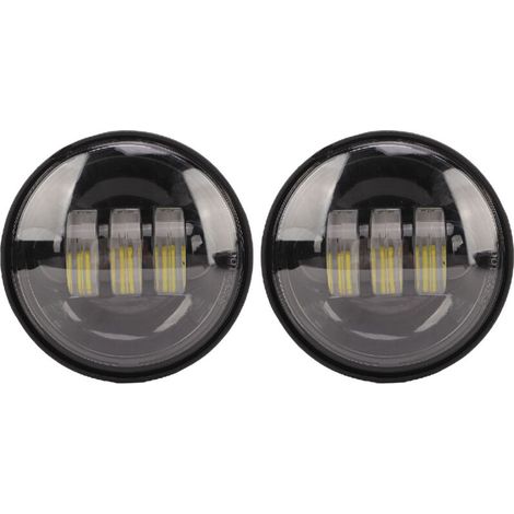 royaluxe -pièces LED antibrouillard lampes lumière blanche 4.5In IP67 étanche 10 à 32V 30W conduite antibrouillard pour moto (1/5)