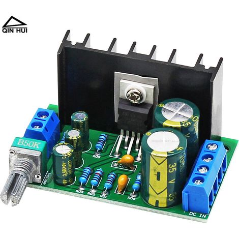 TDA2050 Audiophile HiFi Digitalverstärkerplatine, 30-W-Mono-Audio-Leistungsverstärkermodul, 12–24-V-Gleichstromversorgung (1/4)
