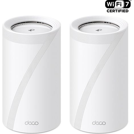 Routeur sans filTP-LINKRouteur sans fil19000 MbpsMeshWi-Fi 72x2.5GbE1x10GbE1xSPF+DHCPDECOBE85(2-PACK) (1/2)