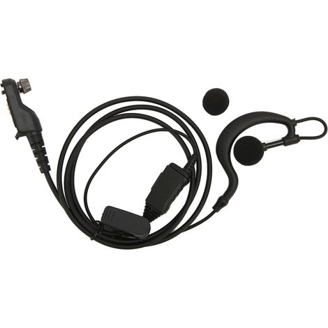 Oreillette à crochet confortable pour talkie-walkie, écouteur bidirectionnel compatible Hytera AP580, BP565, BP510, AP510, BP560, AP515 (1/5)