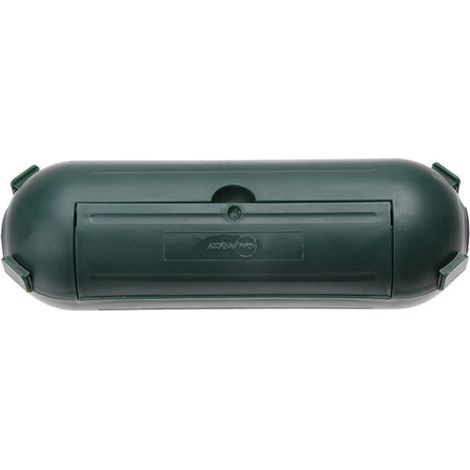 Boîtier de protection IP54 pour rallonges électriques de jardin - Vert (1/3)