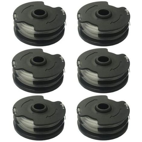 Bobine de fil pour Parkside PRTA 20-Li A1 / B2 / C3 Bobines de Fil de Rechange pour débroussailleuse sans fil LIDL Parkside PRTA 20-Li A1 / B2 / C3, PRT 300 A1, PRT 550 A1 / A3 (6pcs) (1/5)