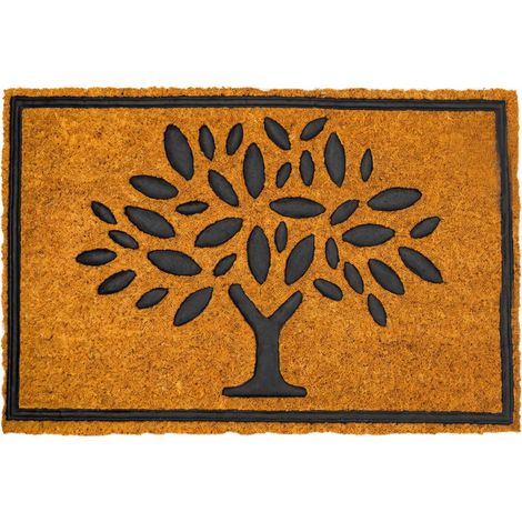 Zerbino in fibra di cocco e PVC, 60x40 cm, antiscivolo, per interni/esterni (1/5)