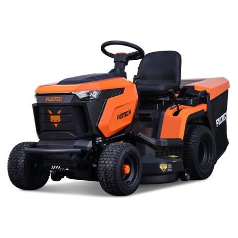 FUXTEC RTM92A Trattorino tagliaerba 452cc - a scoppio - Motore 452cc 9,2kW OHV a benzina - larghezza taglio 92 cm - cambio 5 marce - scarico posteriore con cesto 280L - potenza per grandi giardini