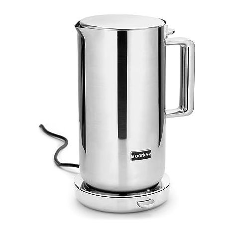 Aarke AAA1240 Edelstahl Wasserkocher 1,2L mit einstellbarer Temperatur