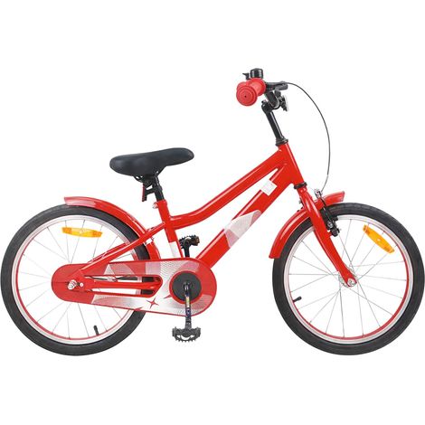 Teenpull – Kinderfahrrad 18 Zoll für 5-7 Jahre alt Rot (1/5)