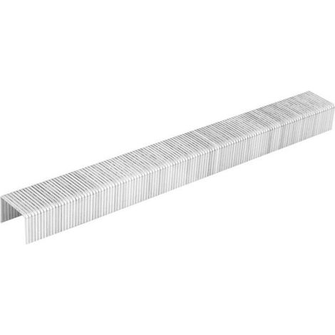Agrafe - Galvanisée - Longueur 6 mm - Type 80 380 - Pour Agrafeuse Pneumatique - 4000 Pièces