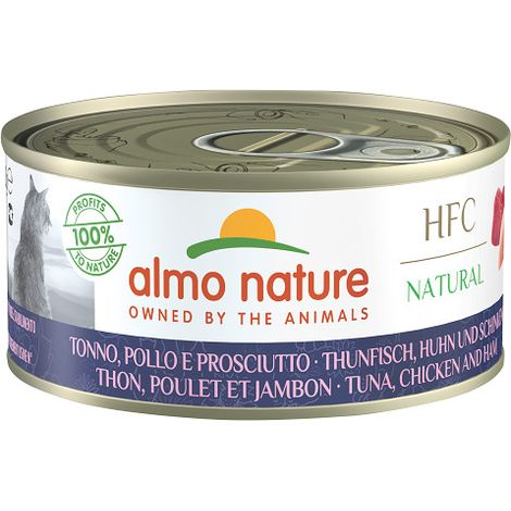 Almo Nature Gatto HFC Natural 150gr Tonno Pollo e Formaggio