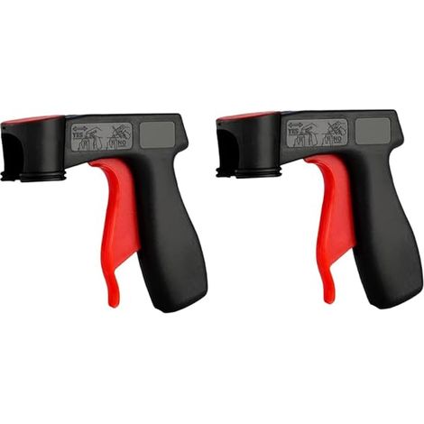 Poignée pour pistolet à peinture, 2 Pièces, porte-bombes de pulvérisation, Poignée pour Pistolet et Porte-Bouteille, pour Bombes Aérosols, Support de Pulvérisation, pour bricolage des roues (1/5)