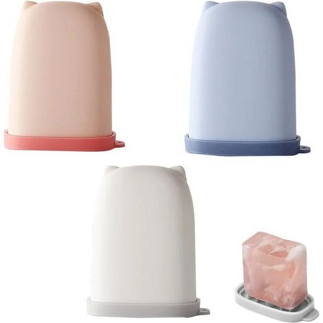 3 Pièces Boite a Savon en Plastique, Porte Savon, Boite Savon Voyage, Porte Savon avec Couvercle pour La Famille, La Salle De Bain, Les Voyages, Le Camping (Blanc, Rose, Bleu) 10,5 x 8 (1/5)