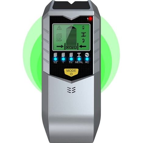 [NIEMALS VERWENDET] Elektronischer 5-in-1-Wanddetektor – Metall-, Ständer- und Holzdetektor mit LED-Anzeige, 0,01 mm Messgenauigkeit