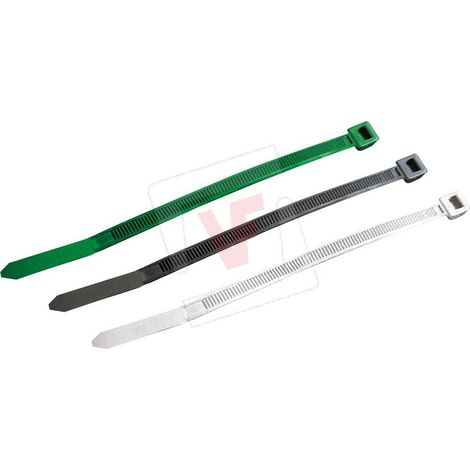 Fascetta di Cablaggio 100pz Nero 100x2,5mm