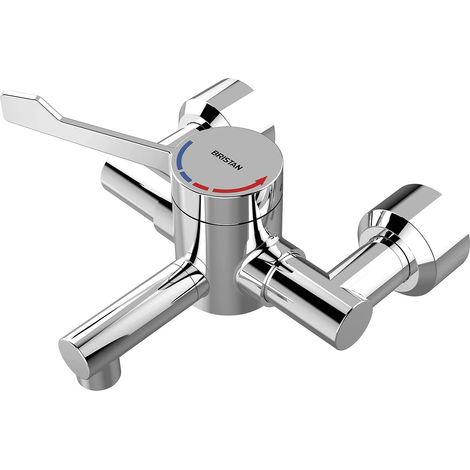Bristan H64 Thermostatic Wall Mounted Hospital TMV3 Basin Mixer Tap NHS D08 HTM