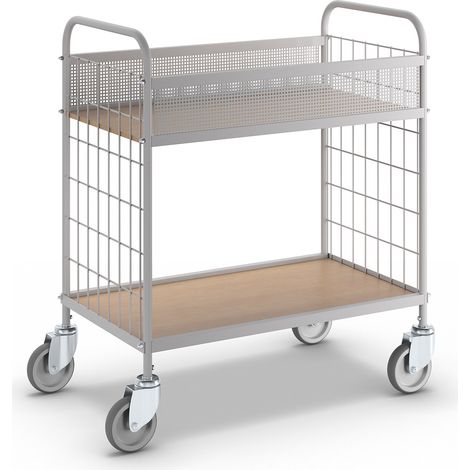 eurokraft pro, Chariot de bureau à tablettes, force 150 kg, 2