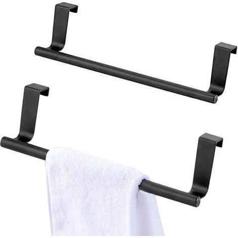 Kitchen Towel Holders, Towel Rack, Stainless Steel Hanging Rail for Kitchen and Bathroom, Bathroom Towel Holder Without Drilling, Towel Holder (1/5)